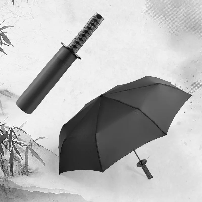 Katana-Style Umbrella - Elegant and Functional